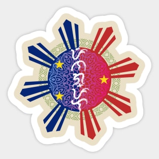 Baybayin word Pinagpala (Blessed) Sticker